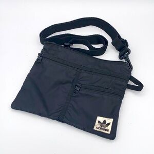 Adidas | Originals Flat Black Crossbody Bag